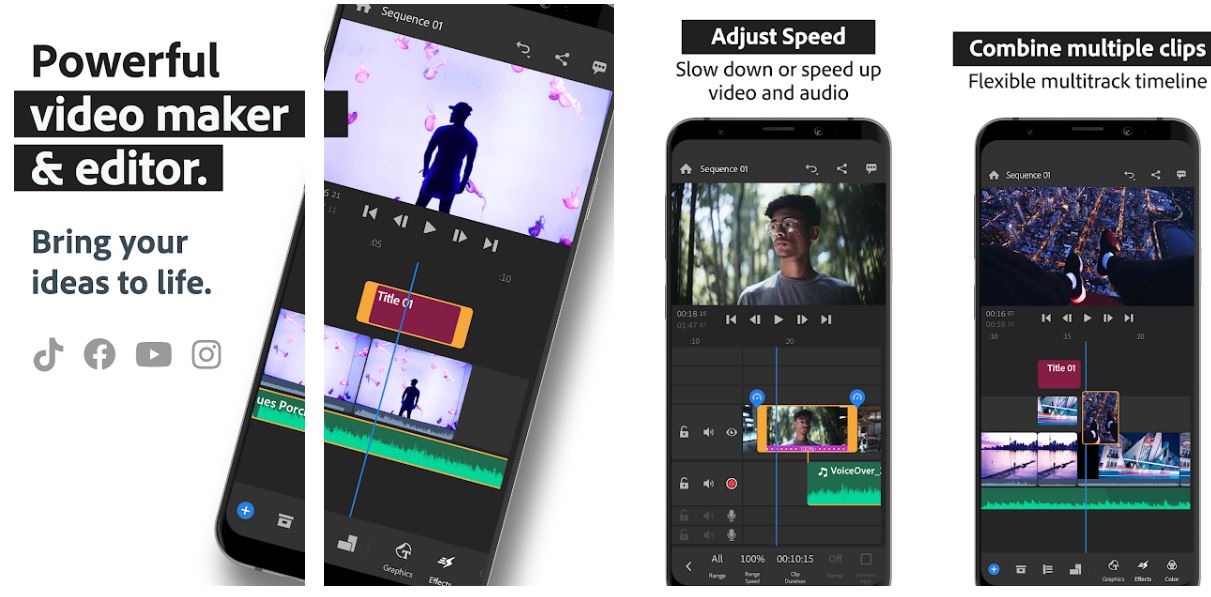 Adobe Premier Rush Free Video Editor for Android
