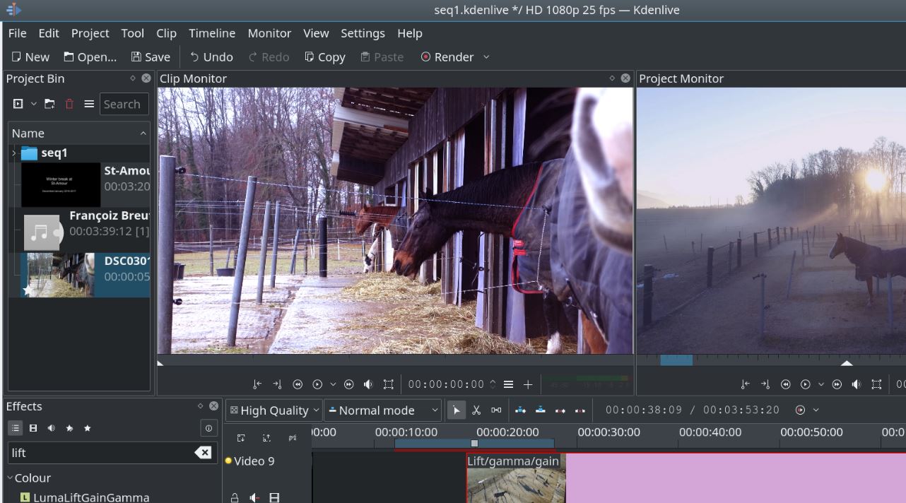 Kdenlive video editor for MAC top