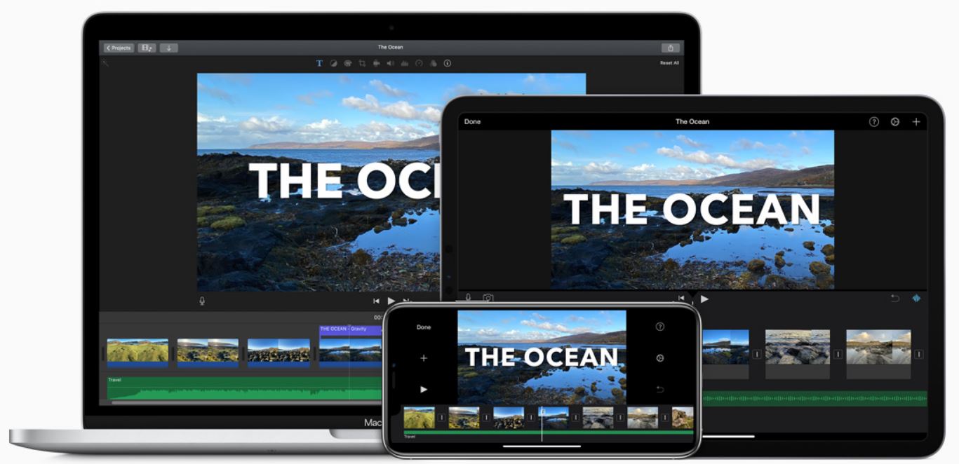 iMovie editing app for MAC