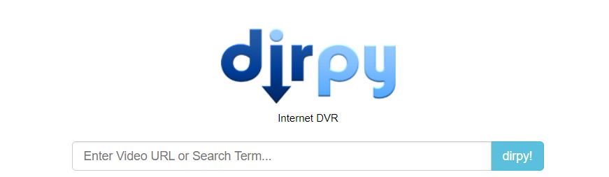 Dirpy Free websites to convert YouTube Video to mp3