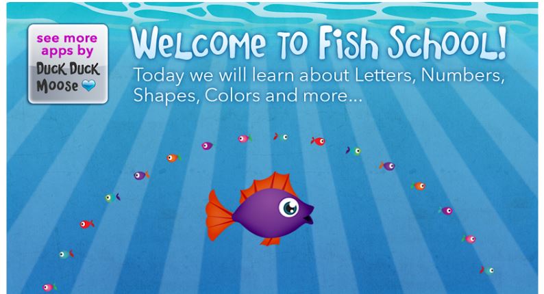 Fish School Apps for kids children