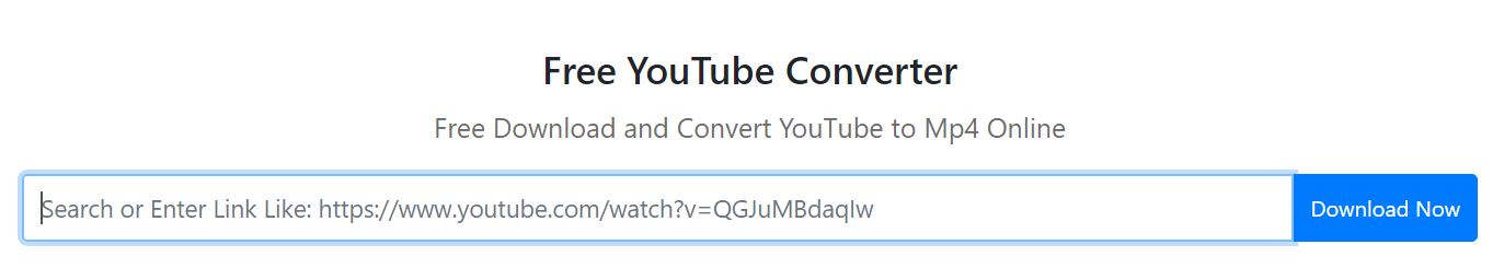 Free YouTube Converter website