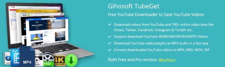 download the new version for android Gihosoft TubeGet Pro 9.2.18