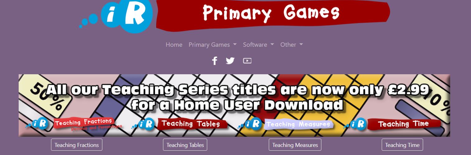 Primary level kids games learning