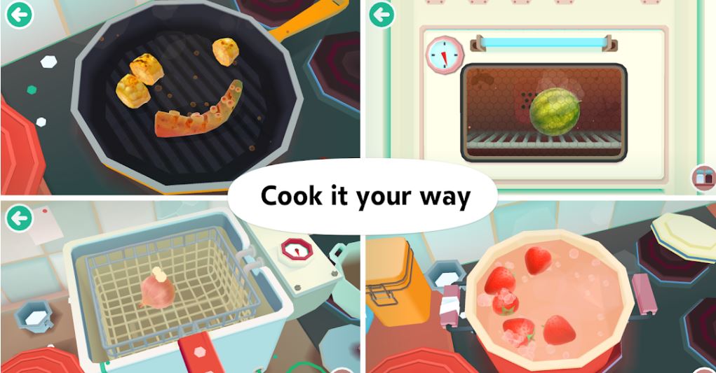 Toca Kitchen App for Girls