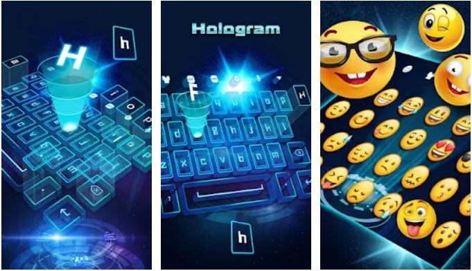 #Hologram apps - Keyboard Theme