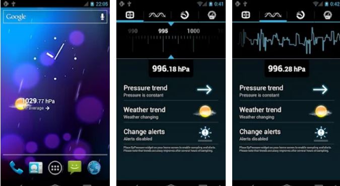 SyPressure Pro (Barometer) Best barometer pressure apps for android
