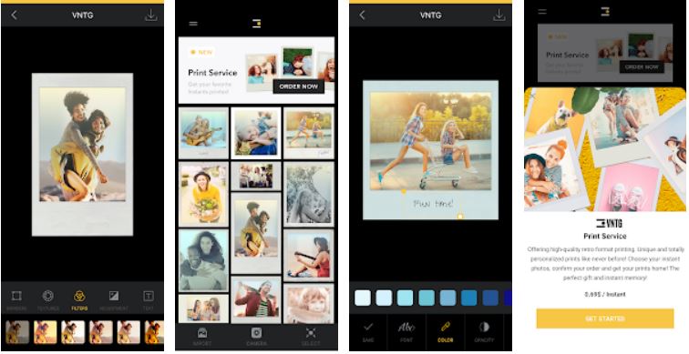 VNTG InstaLab Polaroid frame apps for android