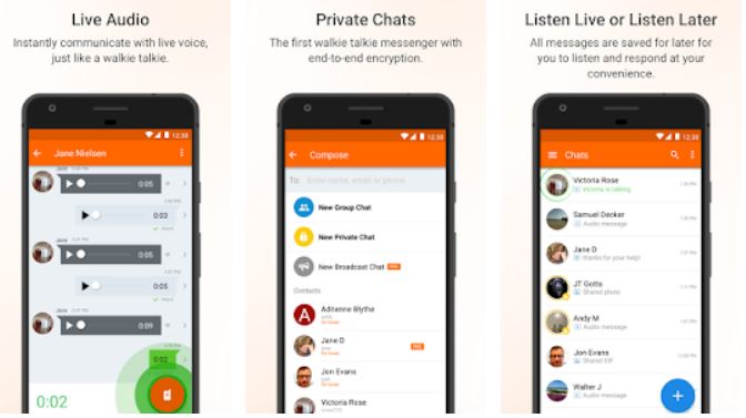 Voxer live chat