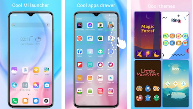 cool MI Evie launcher alternatives for android